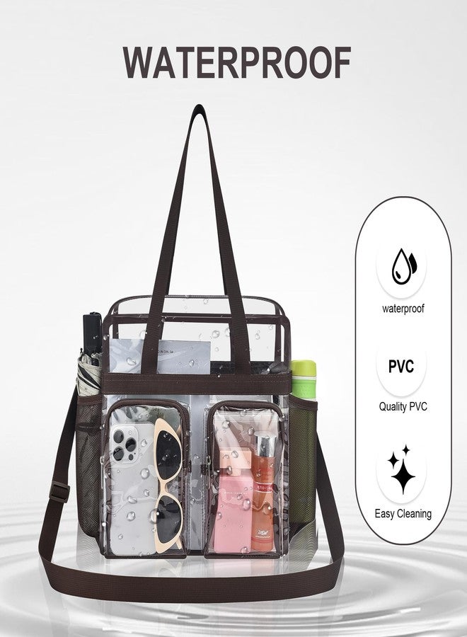 Oraben Clear Bag for Stadium Events 12x6x12 Clear Tote Bag for Women Transparent Lunch Bag for Work Sports Concert - Image 2